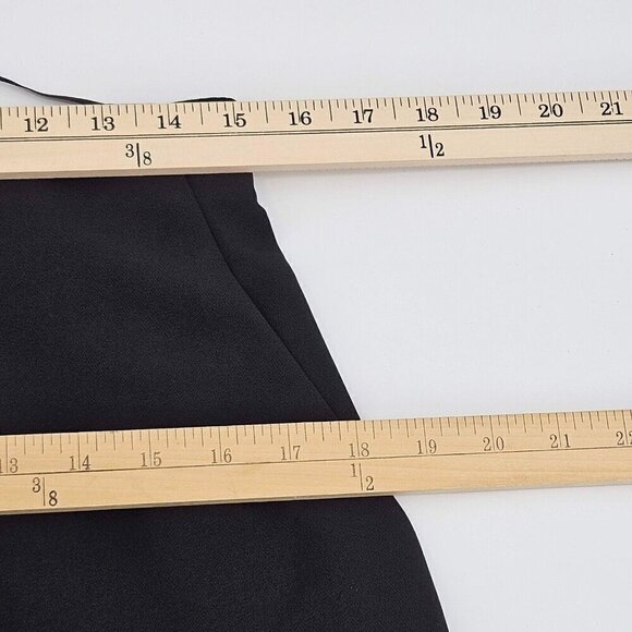 Eliza J Wide Leg Dress Pants Black Women’s Size 10 High Rise Evening Career - Picture 10 of 14